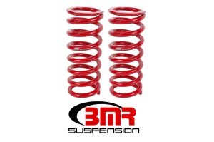 Ford Mustang Lowering Springs - Front - BMR Suspension - SP028 - Red - `79-`04